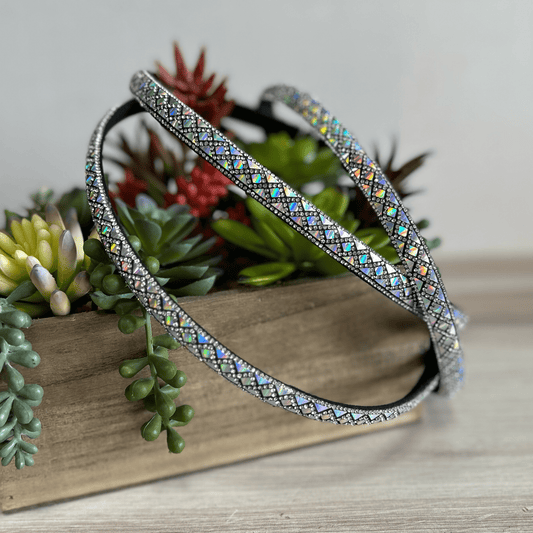 Rhinestone Bling Hat Band - Black 2 Rhinestone Bling Hat Band - Black 2