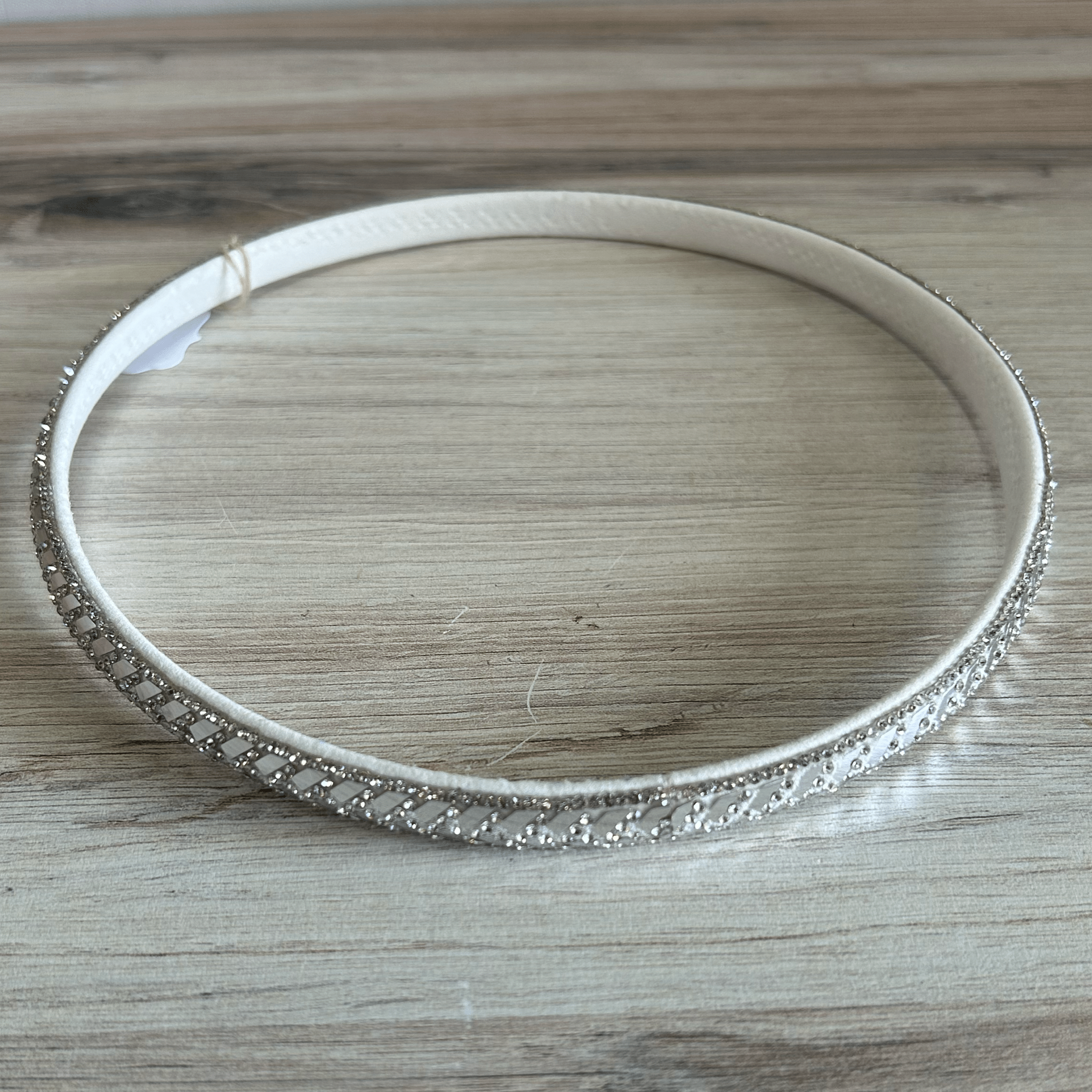 Rhinestone Bling Hat Band - Silver 1 Rhinestone Bling Hat Band - Silver 1