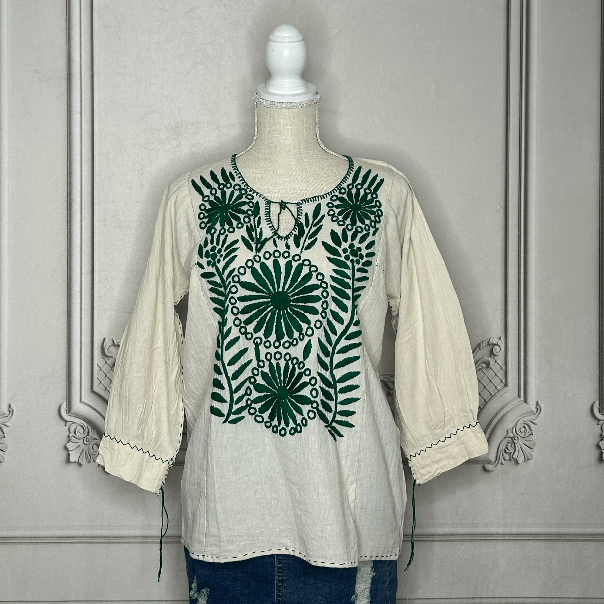 Rococo 3/4 Sleeve Tunic -  Manta Rococo 3/4 Sleeve Tunic -  Manta