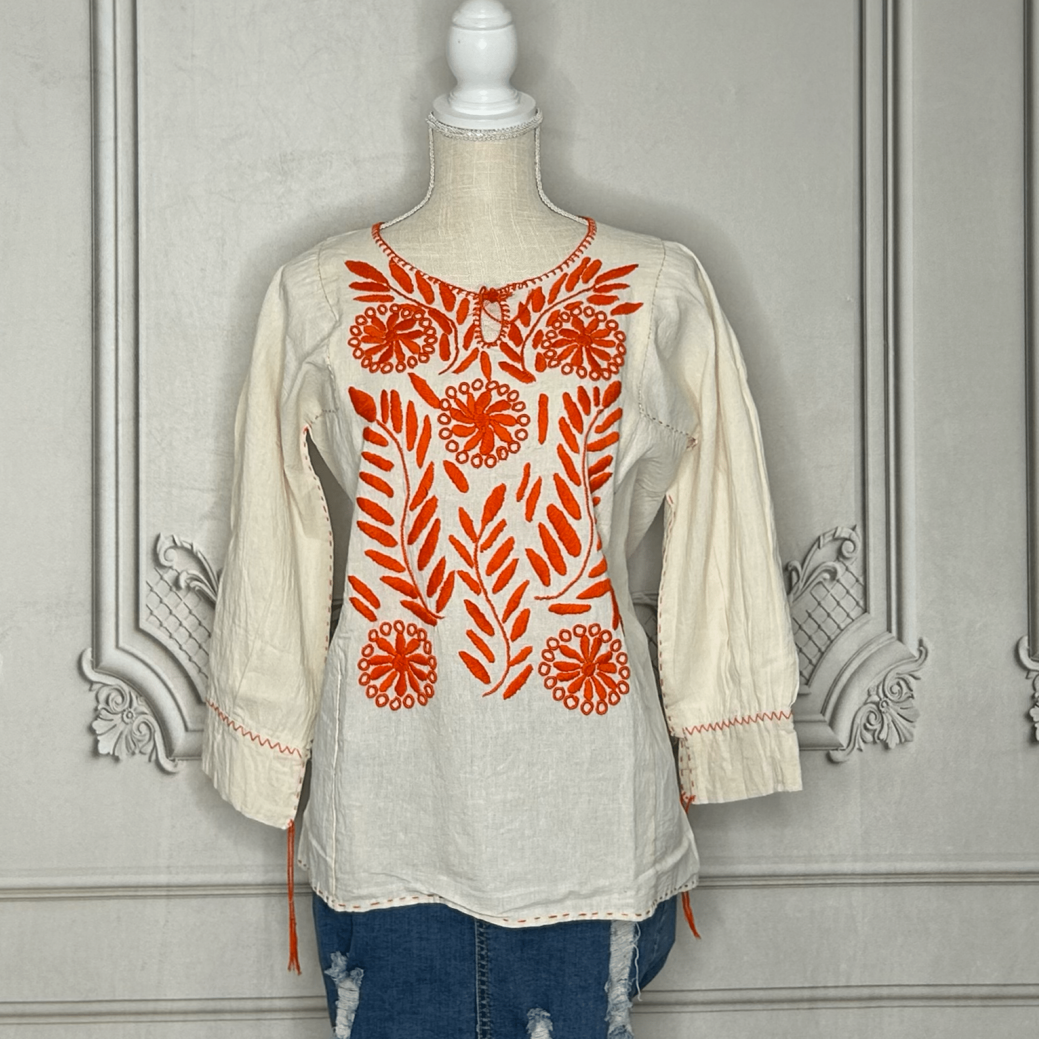 Rococo 3/4 Sleeve Tunic -  Manta Rococo 3/4 Sleeve Tunic -  Manta