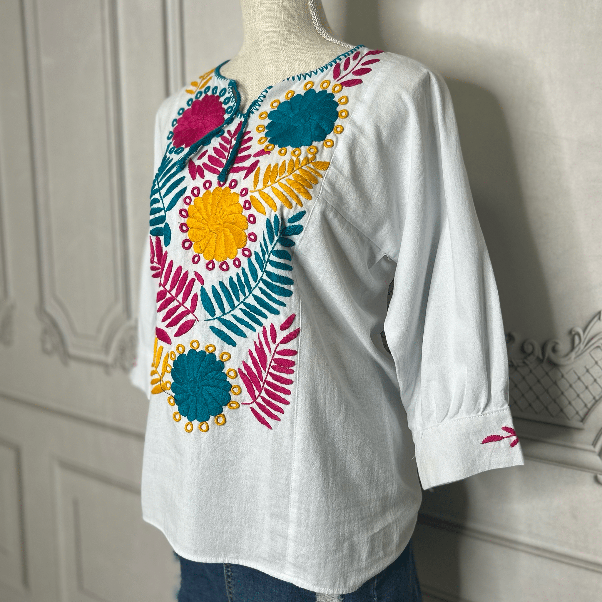 Rococo 3/4 Sleeve Tunic -  Multi Manta Rococo 3/4 Sleeve Tunic -  Multi Manta