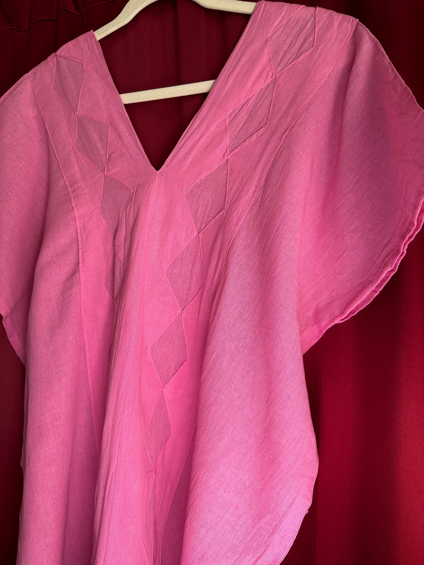 Rombo Gauze V-Neck Short Dress Rombo Gauze V-Neck Short Dress