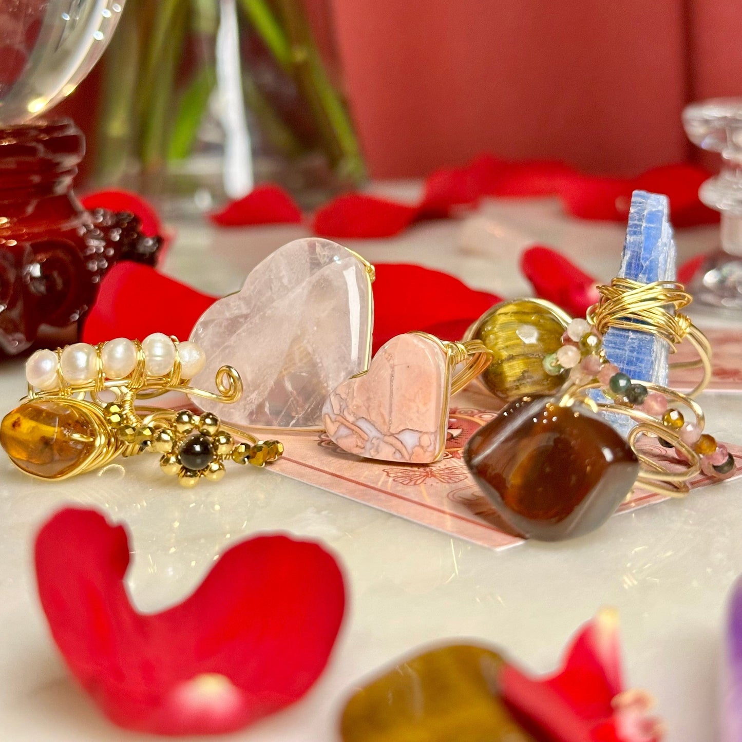 Rose Quartz Ring Rose Quartz Ring