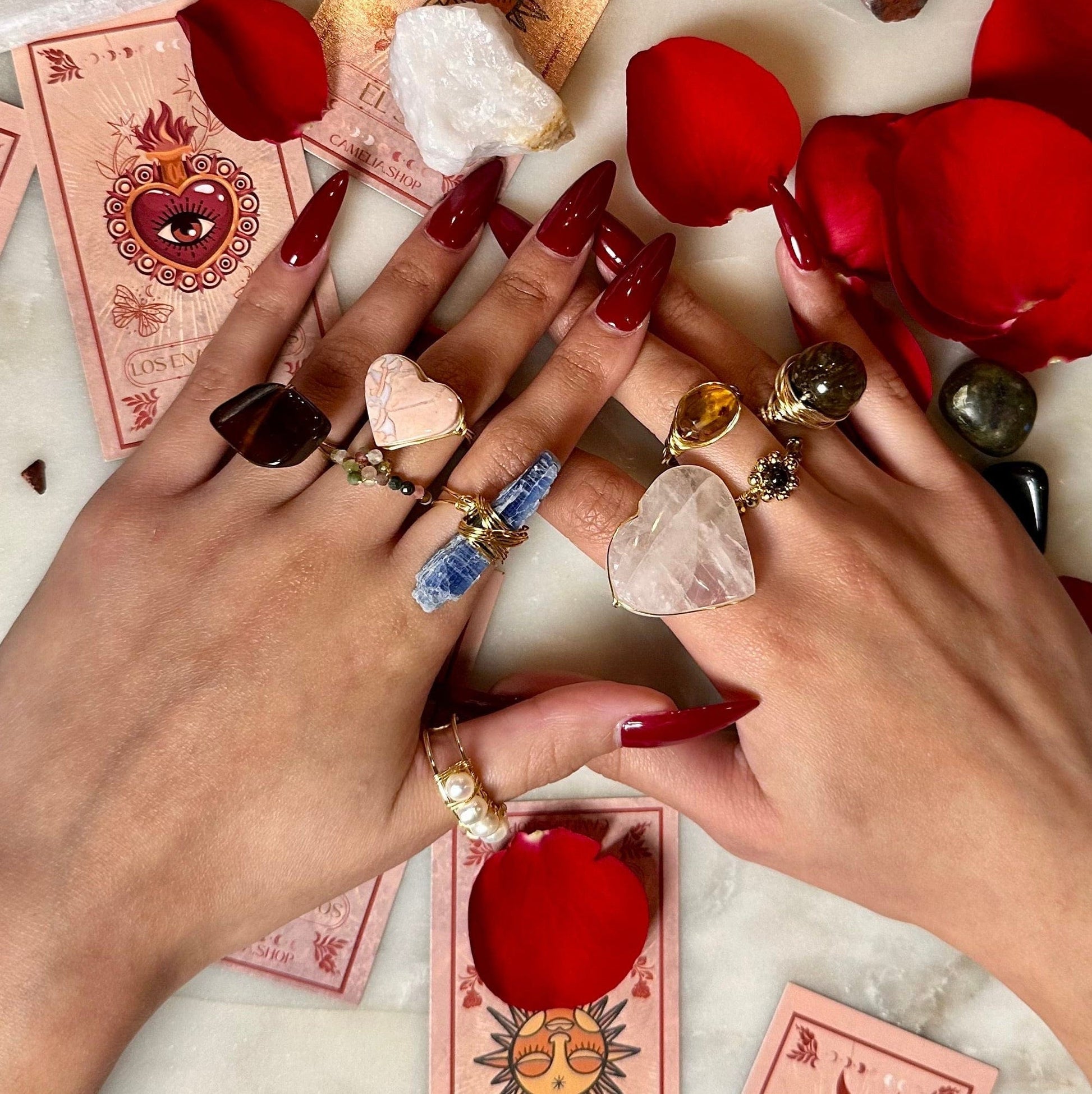 Rose Quartz Ring Rose Quartz Ring