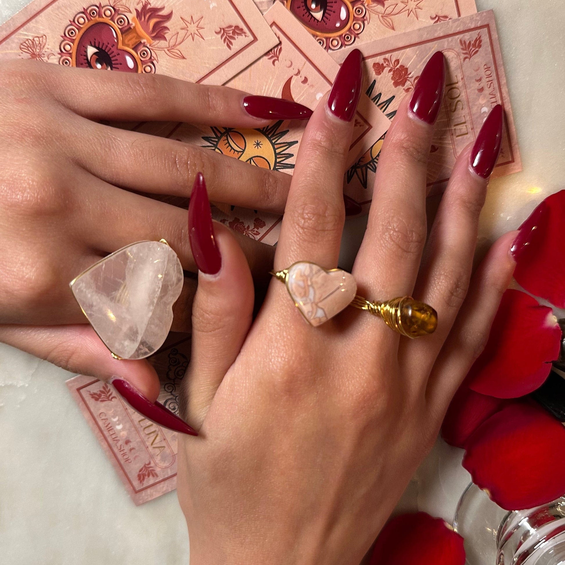 Rose Quartz Ring Rose Quartz Ring