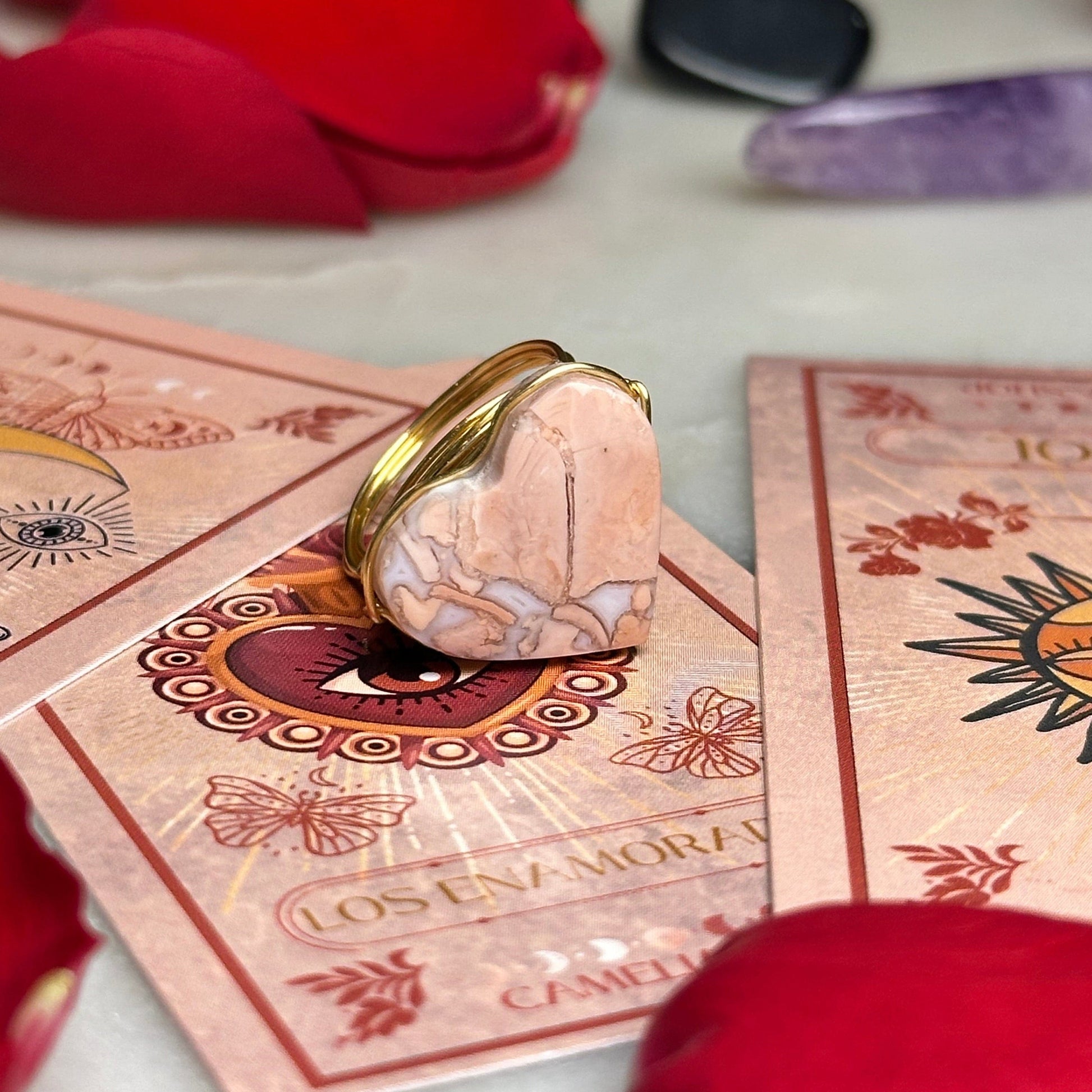 Rose Quartz Ring Rose Quartz Ring