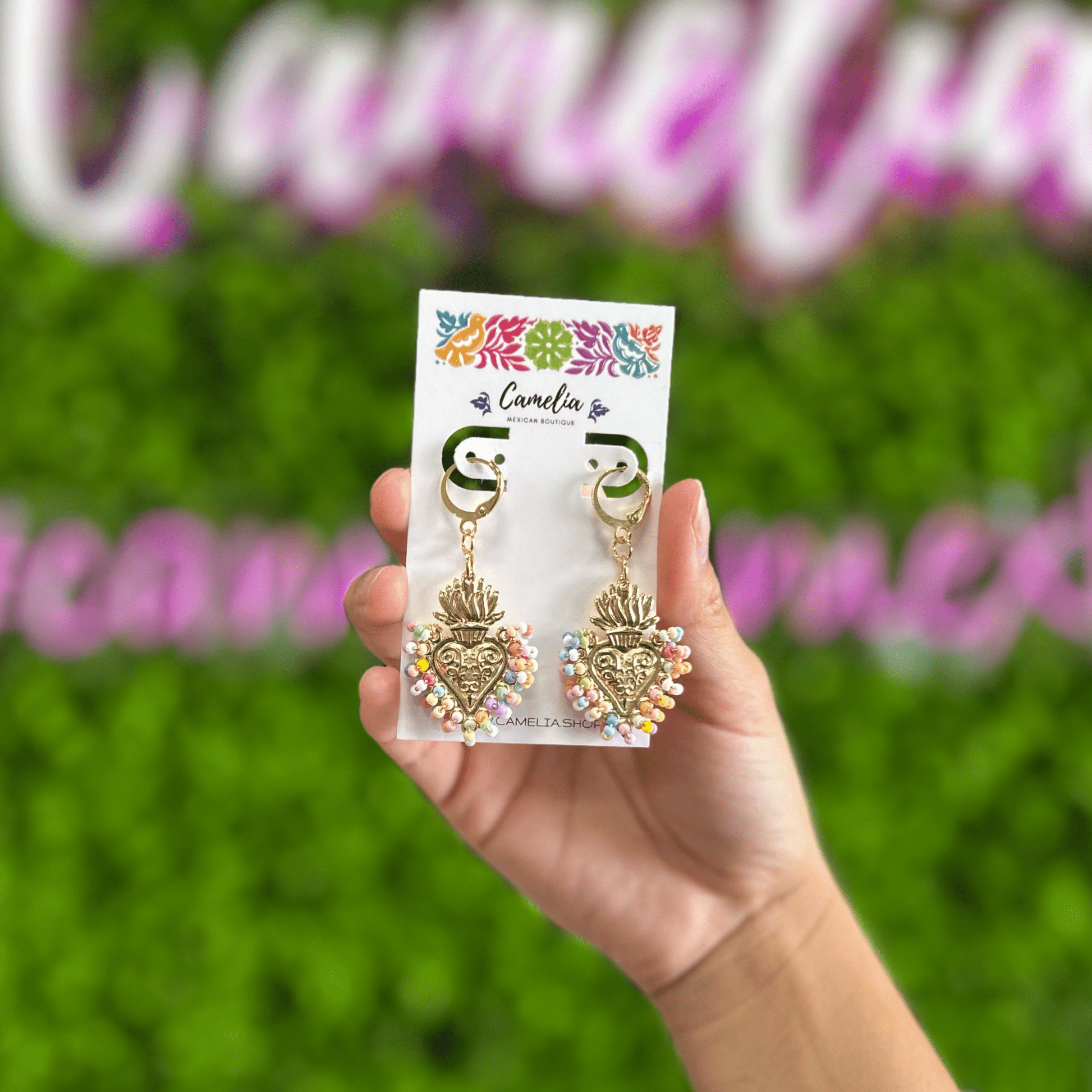 Sacred Heart Earrings Sacred Heart Earrings