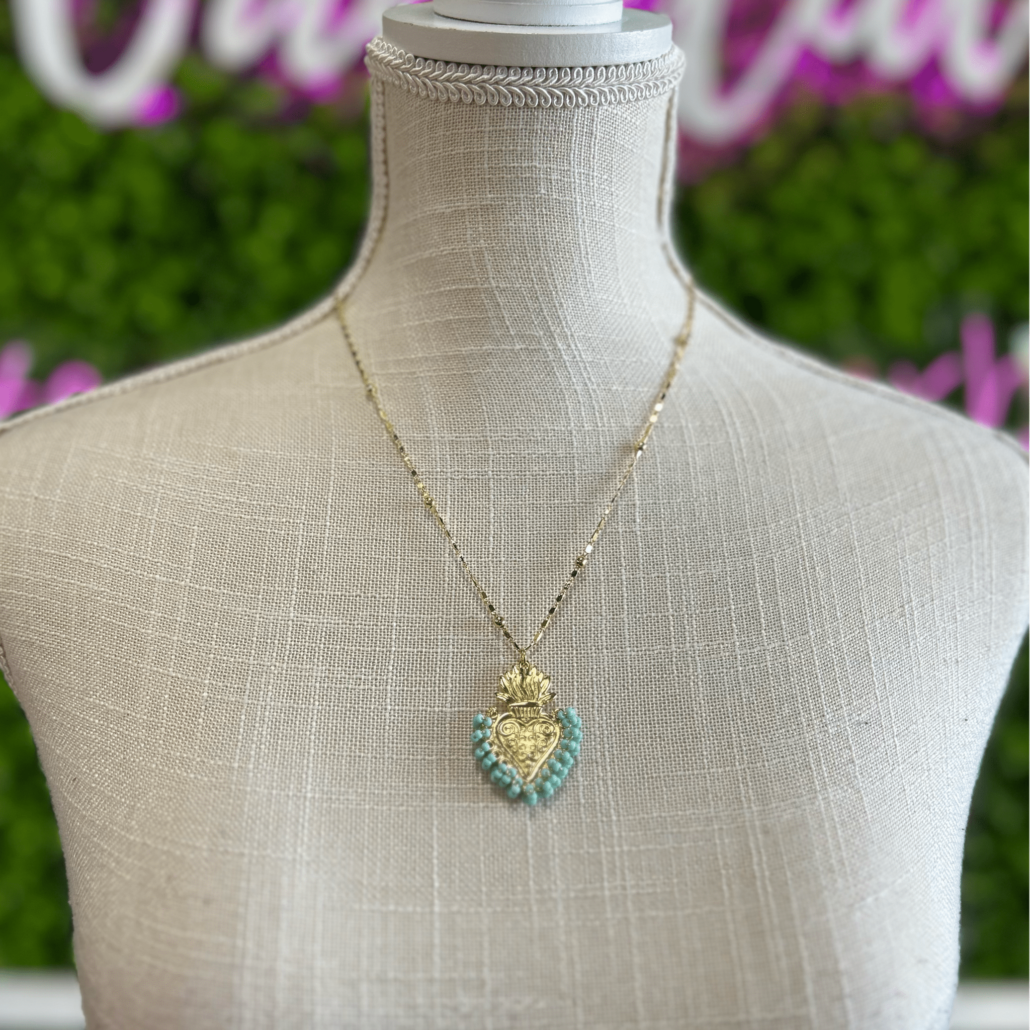 Sacred Heart Necklace Sacred Heart Necklace