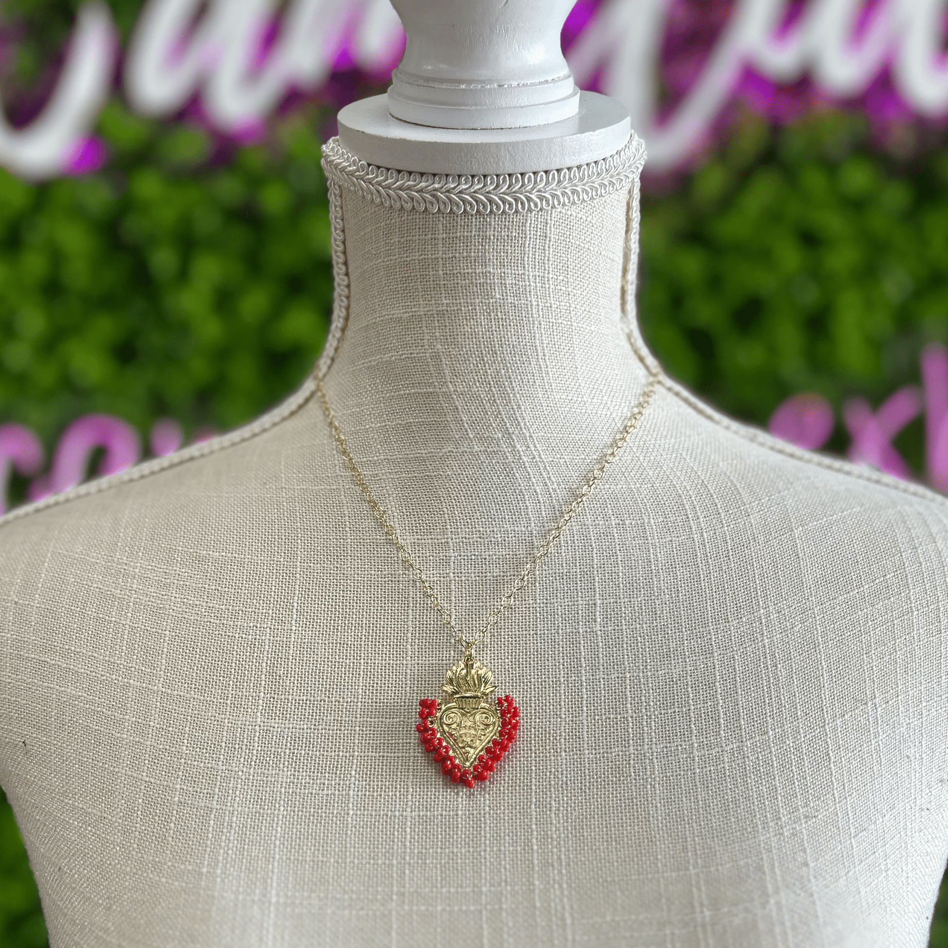 Sacred Heart Necklace Sacred Heart Necklace
