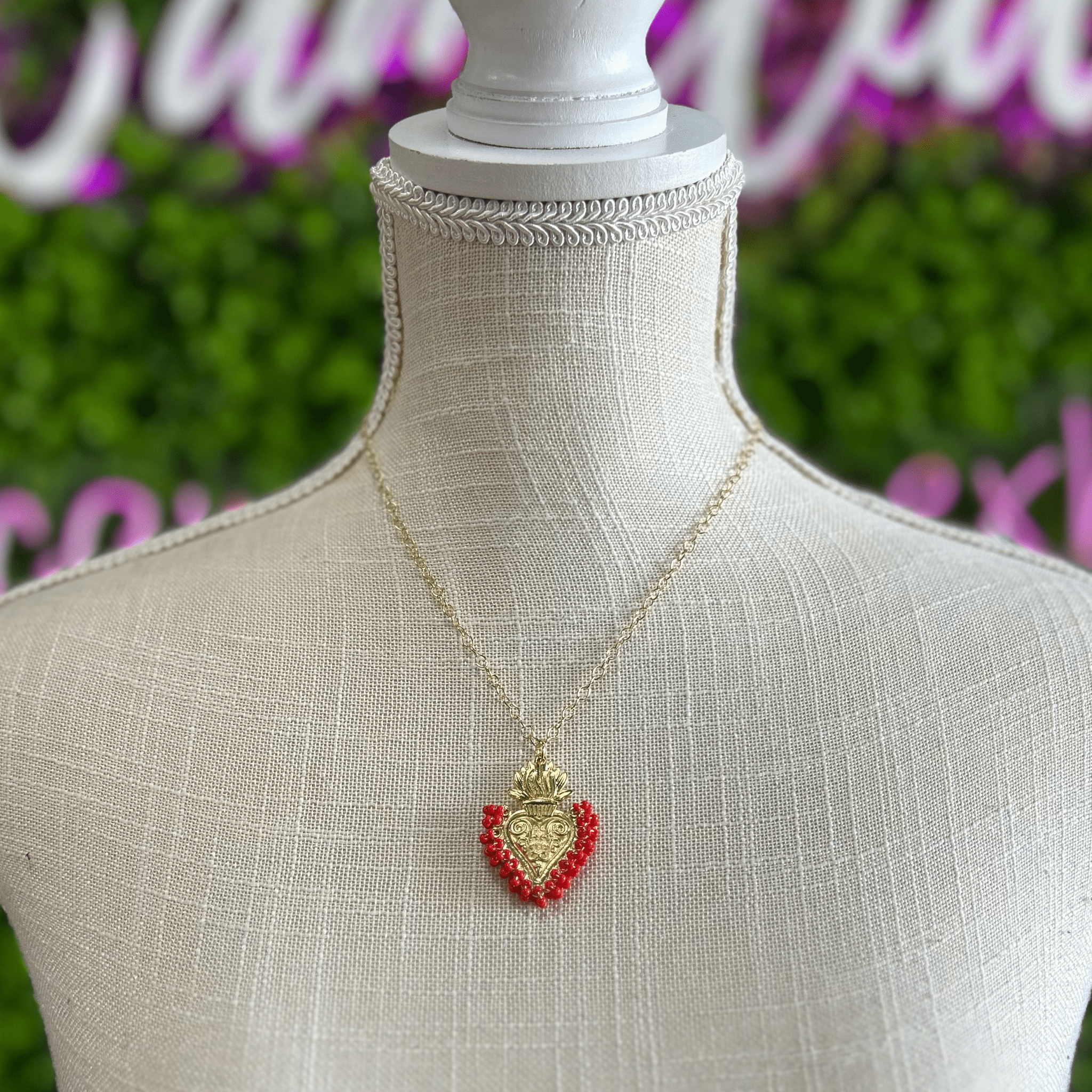 Sacred Heart Necklace Sacred Heart Necklace