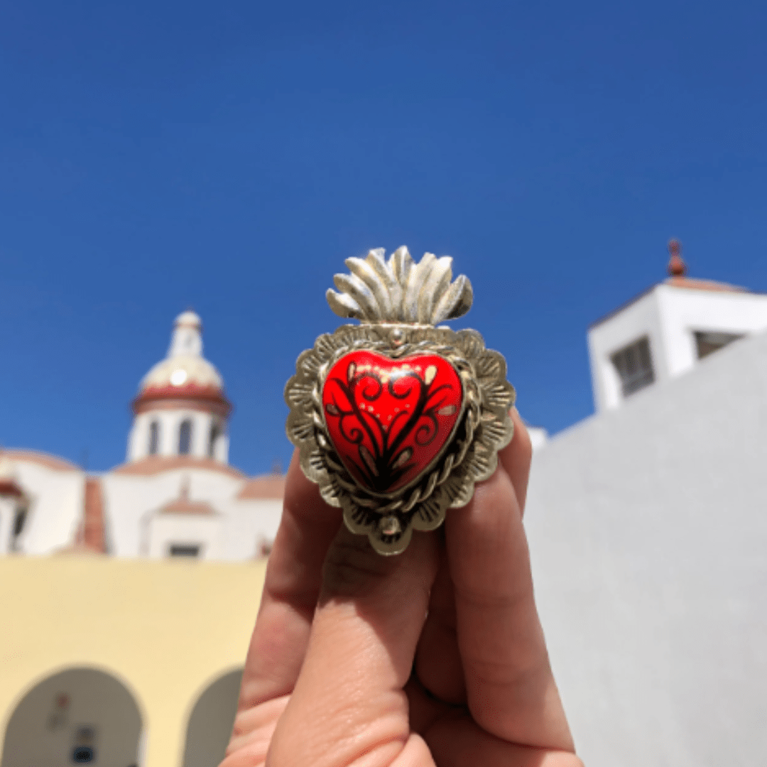 Sacred Heart Ring - Red Sacred Heart Ring - Red