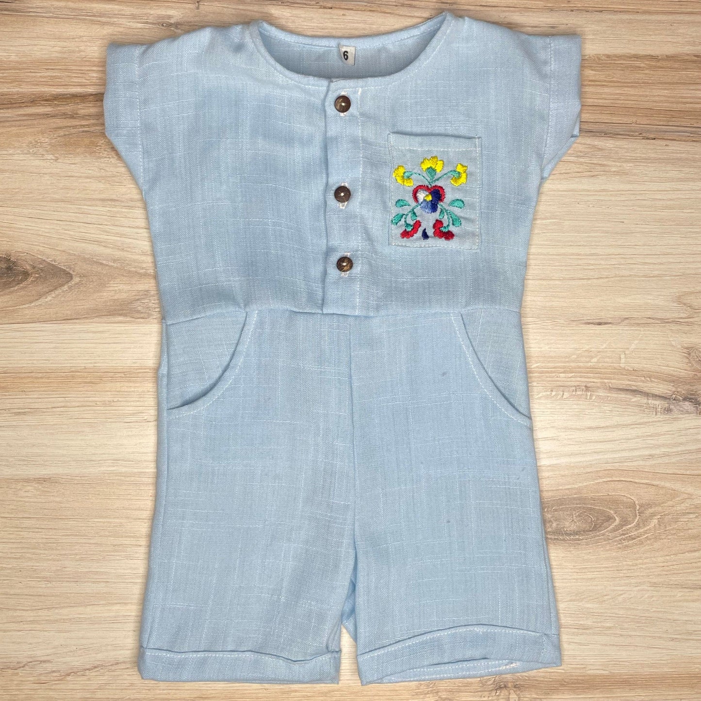 San Antonino Baby Boy Mexican Romper