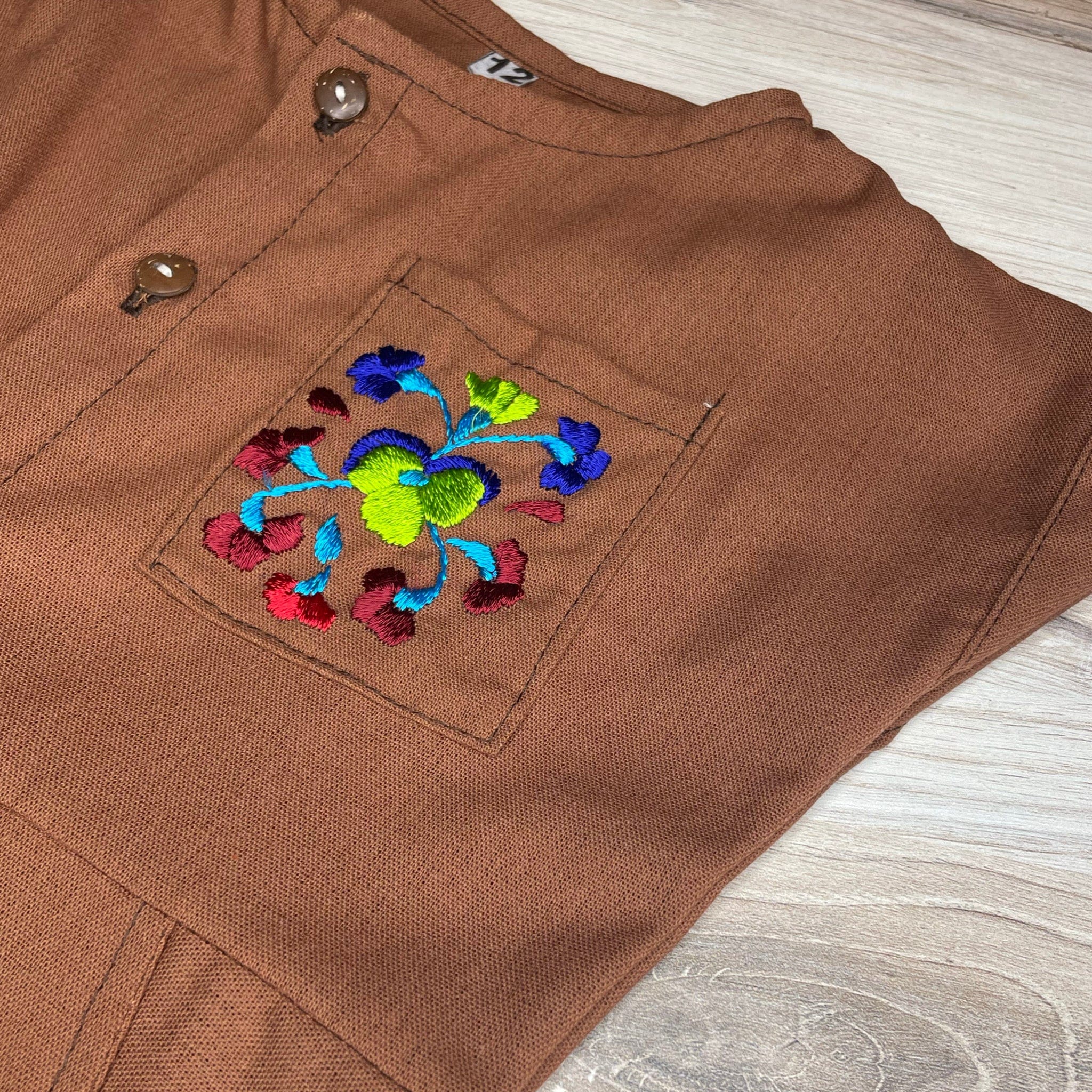 San Antonino Baby Boy Mexican Romper