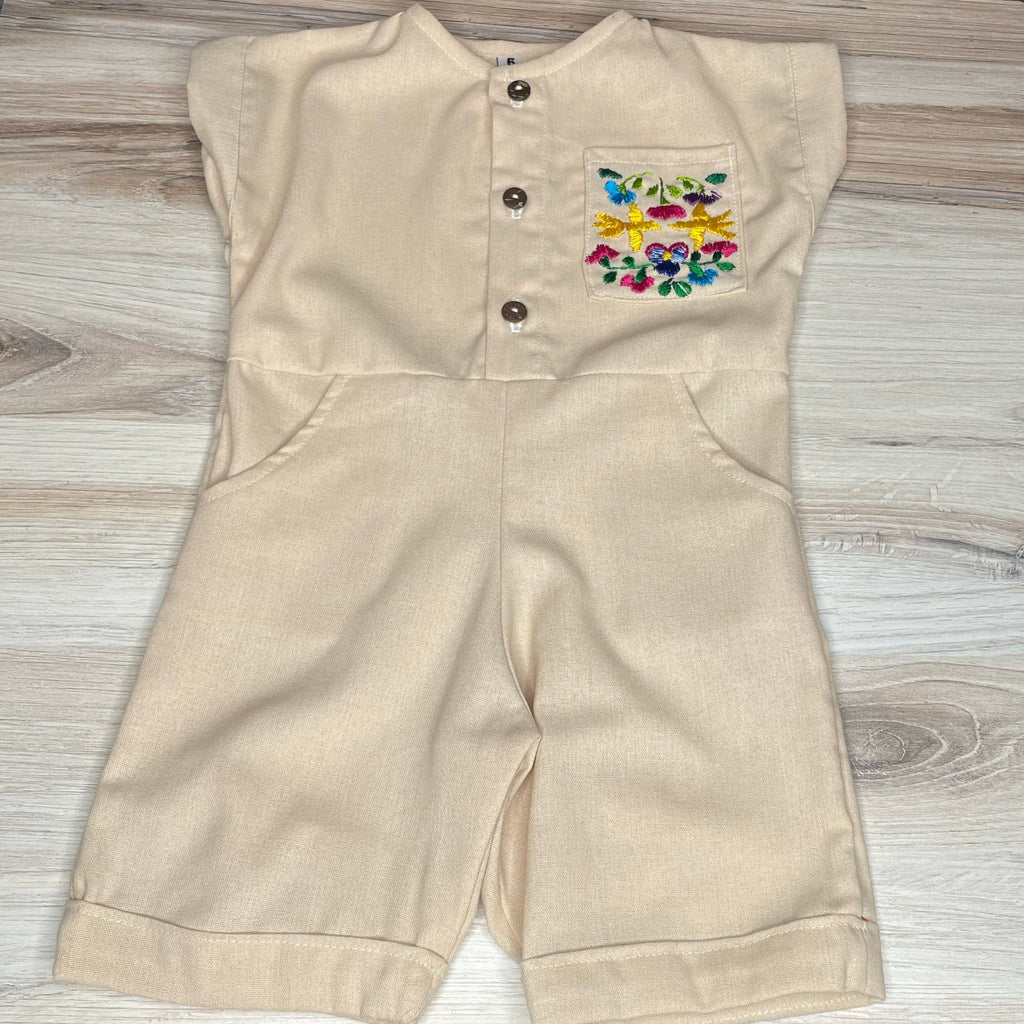 San Antonino Baby Boy Mexican Romper