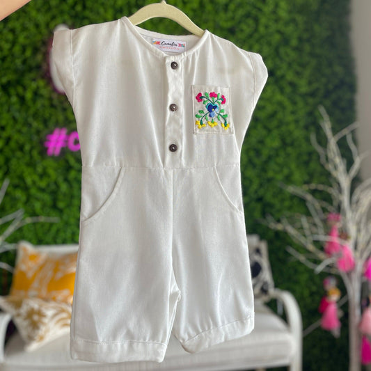 San Antonino Baby Boy Mexican Romper