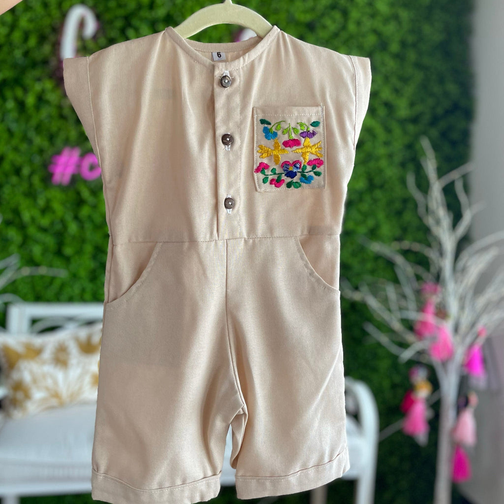 San Antonino Baby Boy Mexican Romper