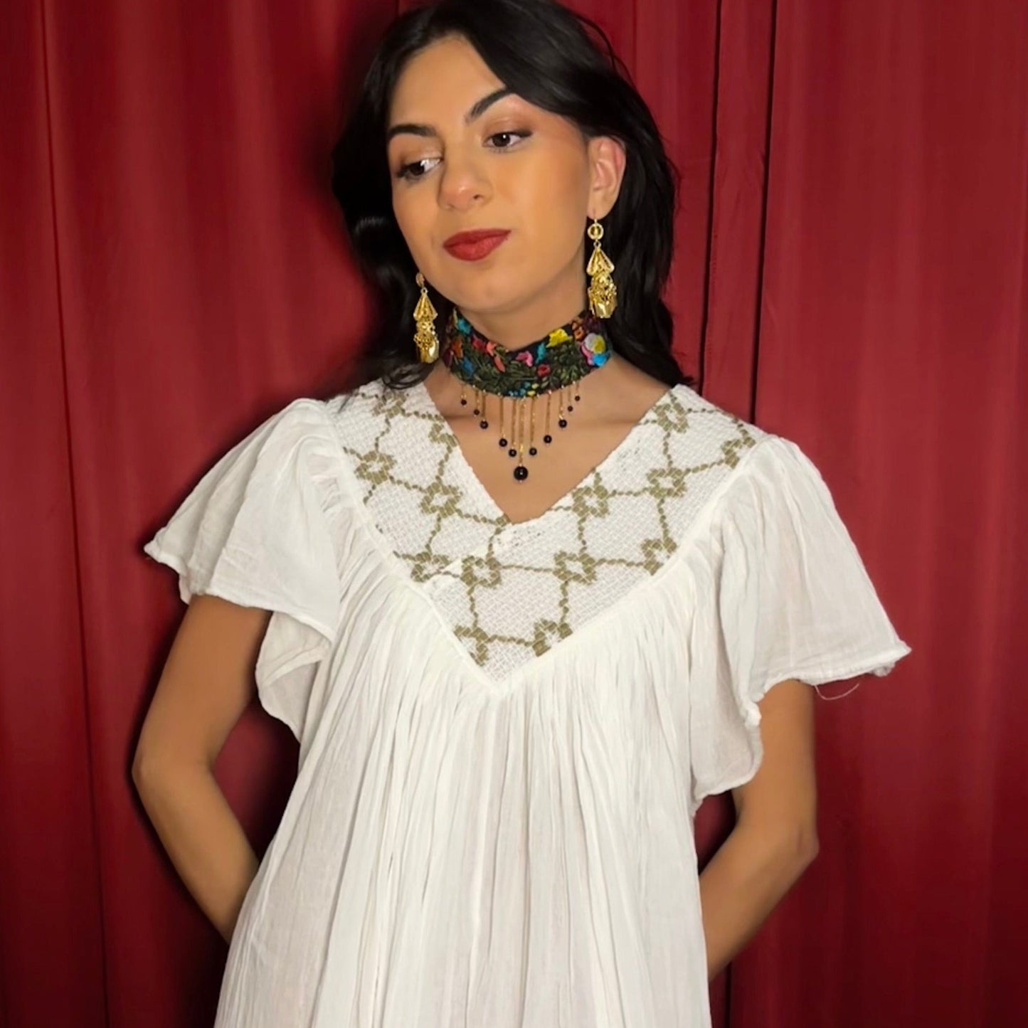 San Antonino Blue Aventurine Crystal Choker San Antonino Blue Aventurine Crystal Choker