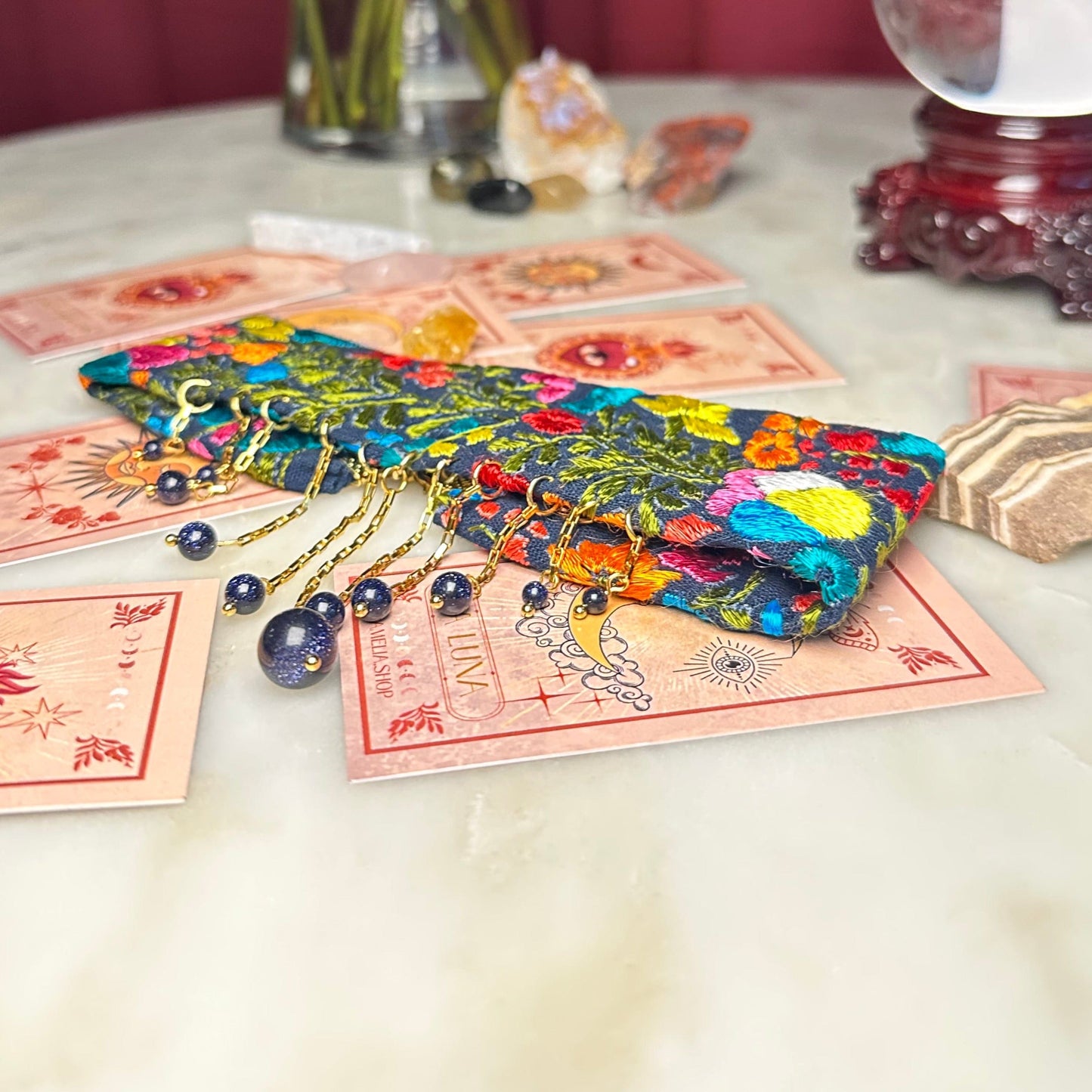 San Antonino Blue Aventurine Crystal Choker San Antonino Blue Aventurine Crystal Choker