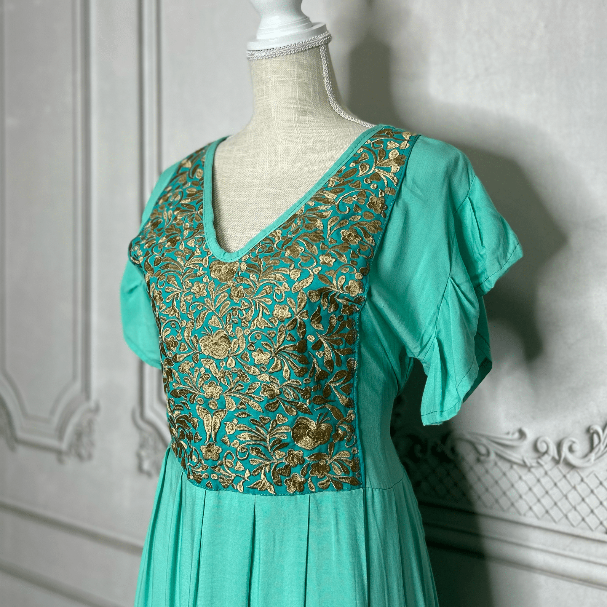 San Antonino Butterfly Sleeve Tiered Midi Dress San Antonino Butterfly Sleeve Tiered Midi Dress