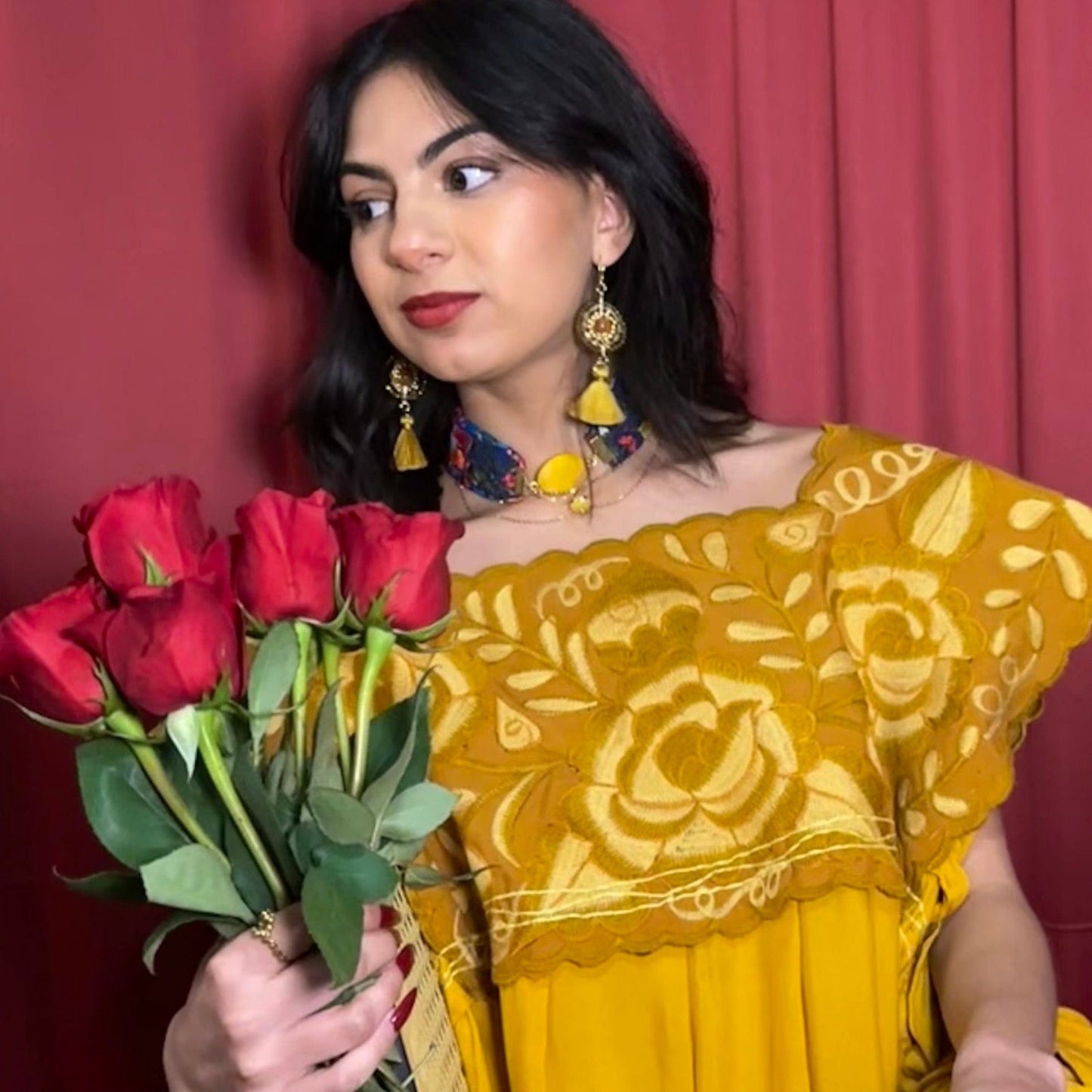 San Antonino Embroidered Crystal Choker San Antonino Embroidered Crystal Choker