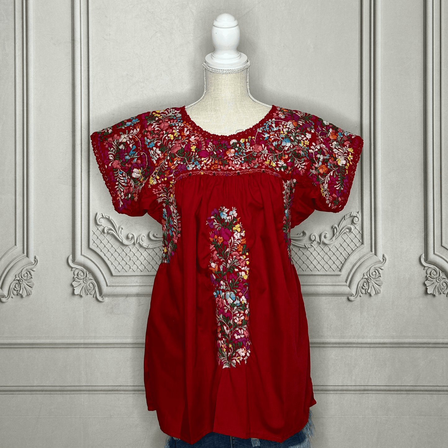 San Antonino Gala Blouse Short Sleeve - Cotton San Antonino Gala Blouse Short Sleeve - Cotton