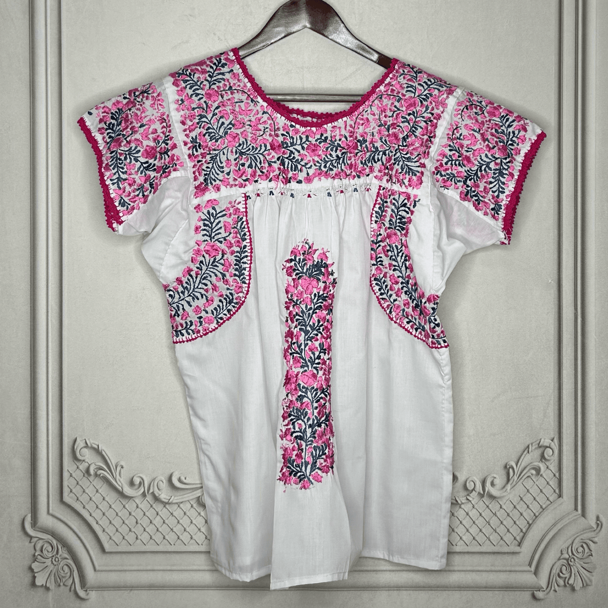 San Antonino Gala Blouse Short Sleeve - Silk