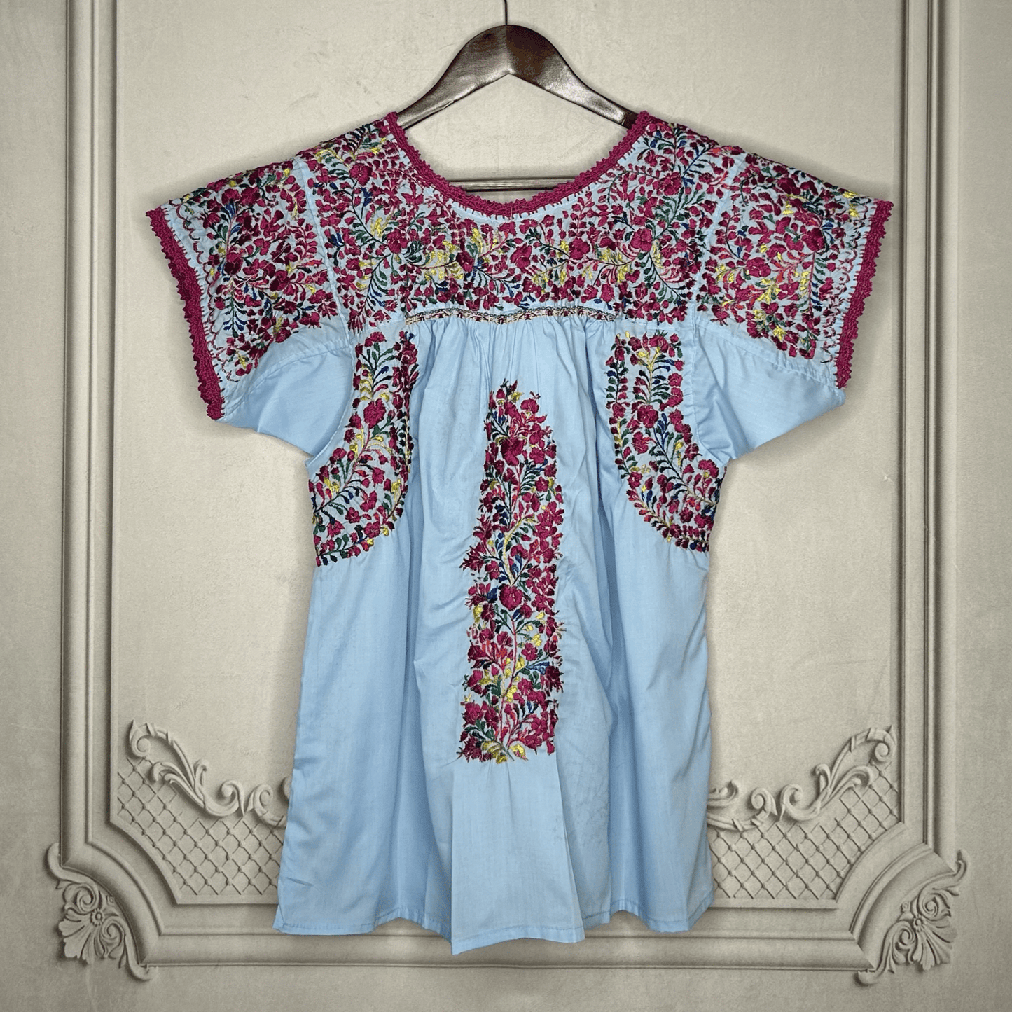 San Antonino Gala Blouse Short Sleeve - Silk