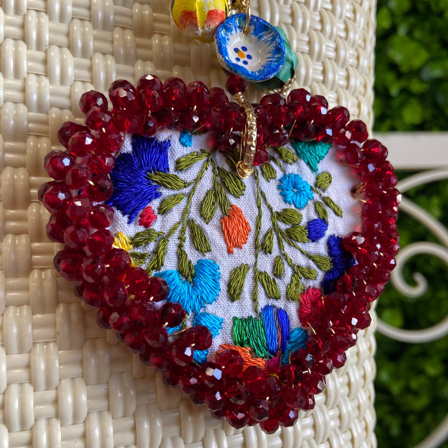 San Antonino Heart Bag Charm San Antonino Heart Bag Charm | Handmade in Mexico