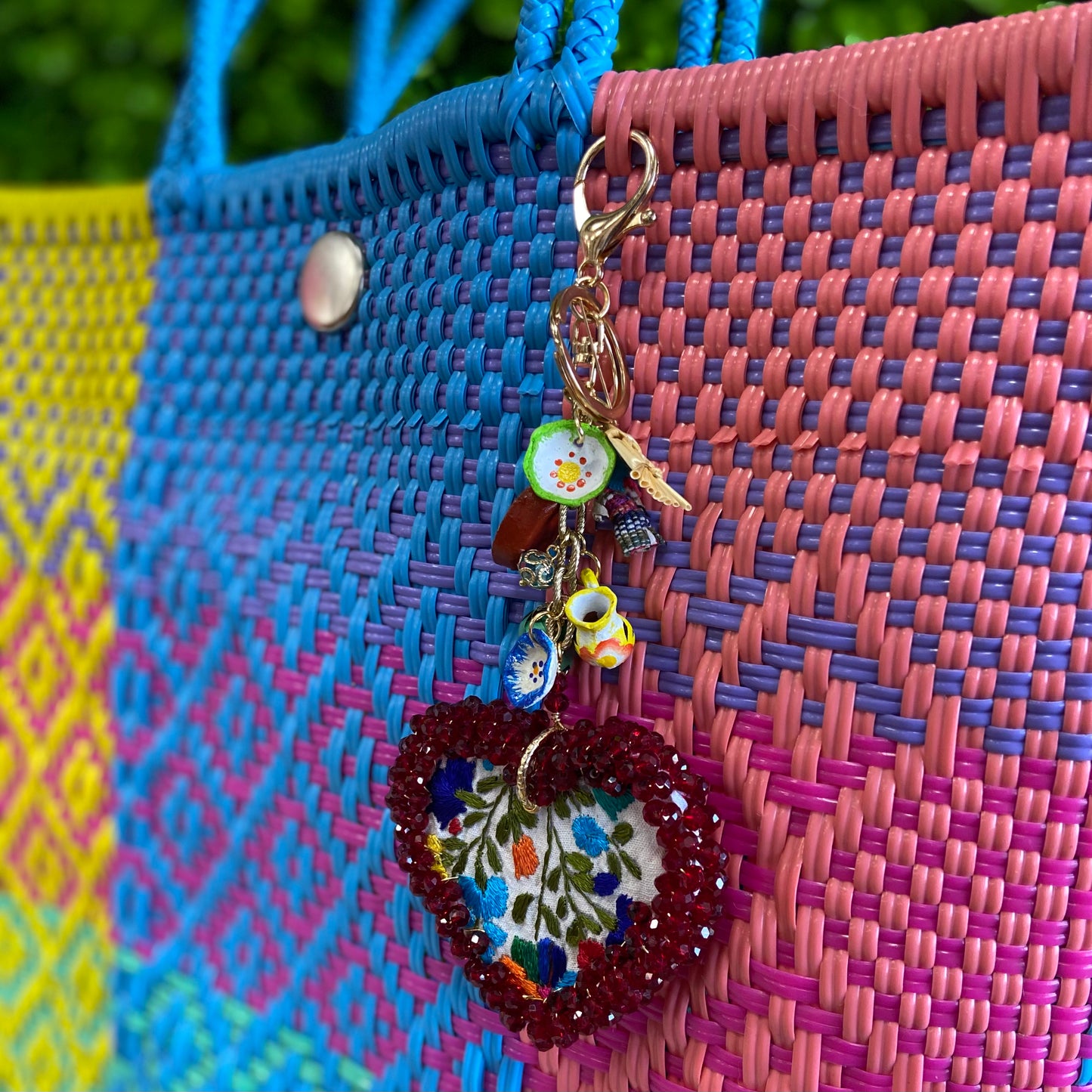 San Antonino Heart Bag Charm San Antonino Heart Bag Charm | Handmade in Mexico