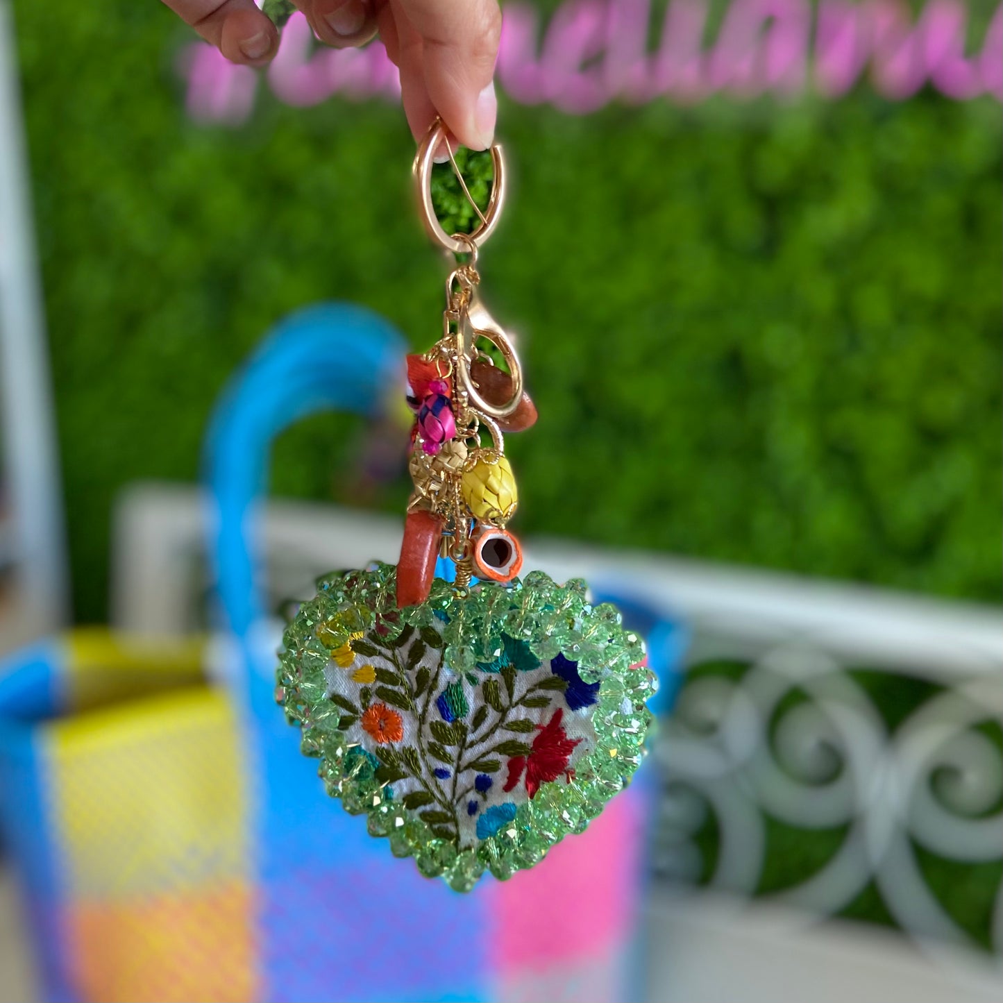 San Antonino Heart Bag Charm San Antonino Heart Bag Charm | Handmade in Mexico