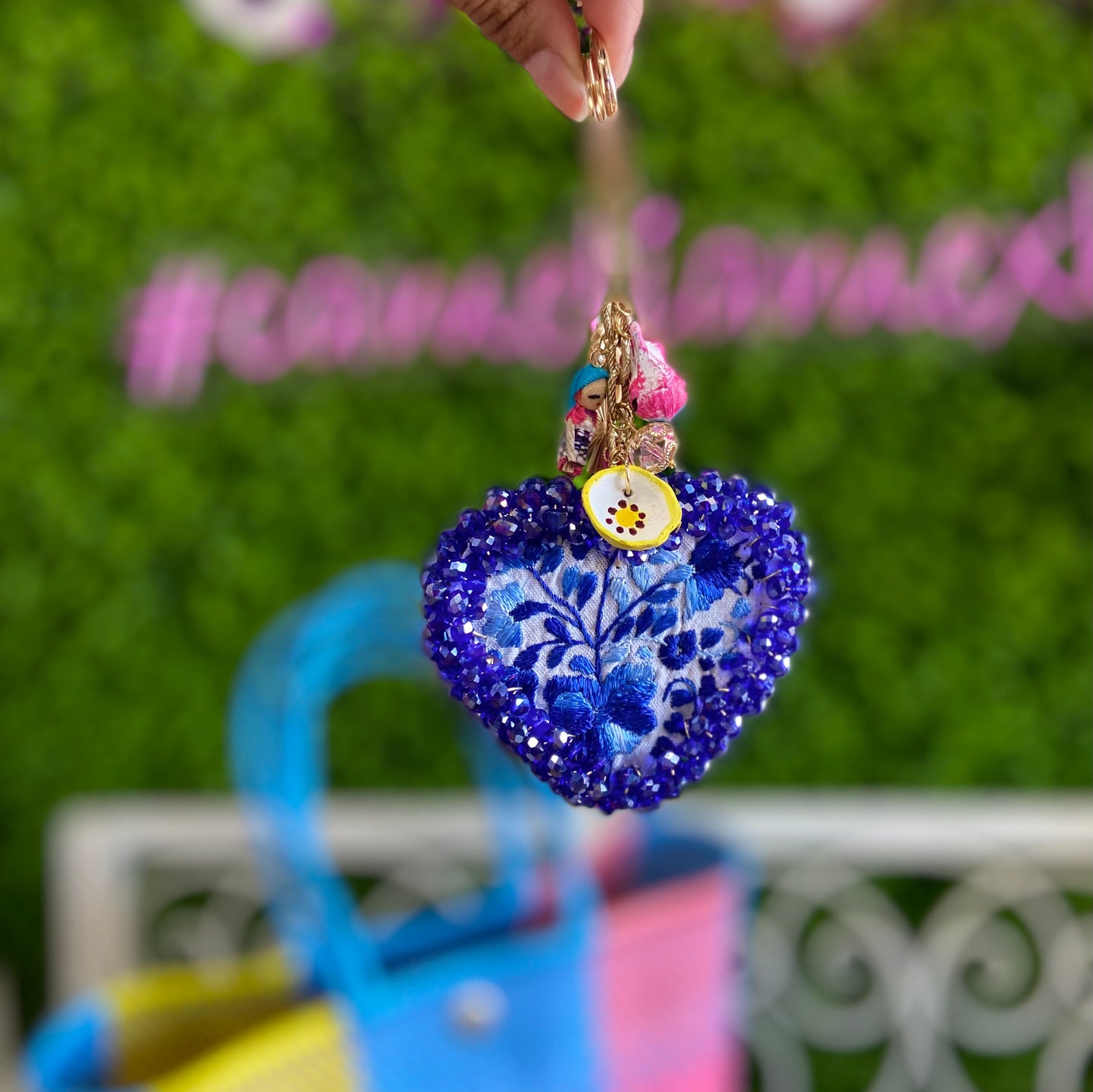 San Antonino Heart Bag Charm San Antonino Heart Bag Charm | Handmade in Mexico