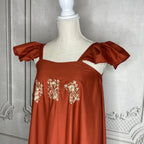 San Antonino Maxi Summer Dress - Burnt Orange