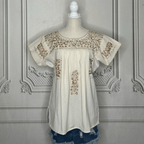 San Antonino Mexican Blouse - Sandrita Gold San Antonino Mexican Blouse - Sandrita Gold