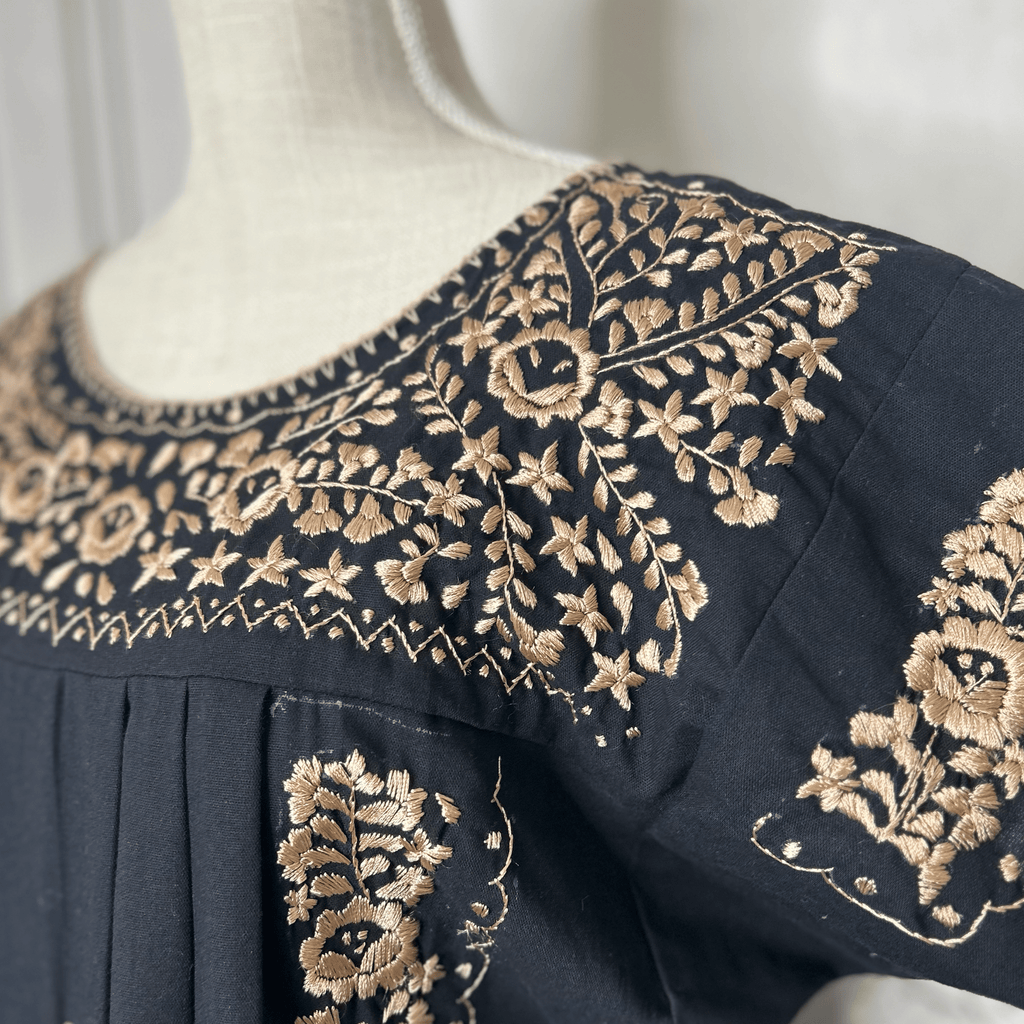 San Antonino Mexican Blouse - Sandrita Gold San Antonino Mexican Blouse - Sandrita Gold