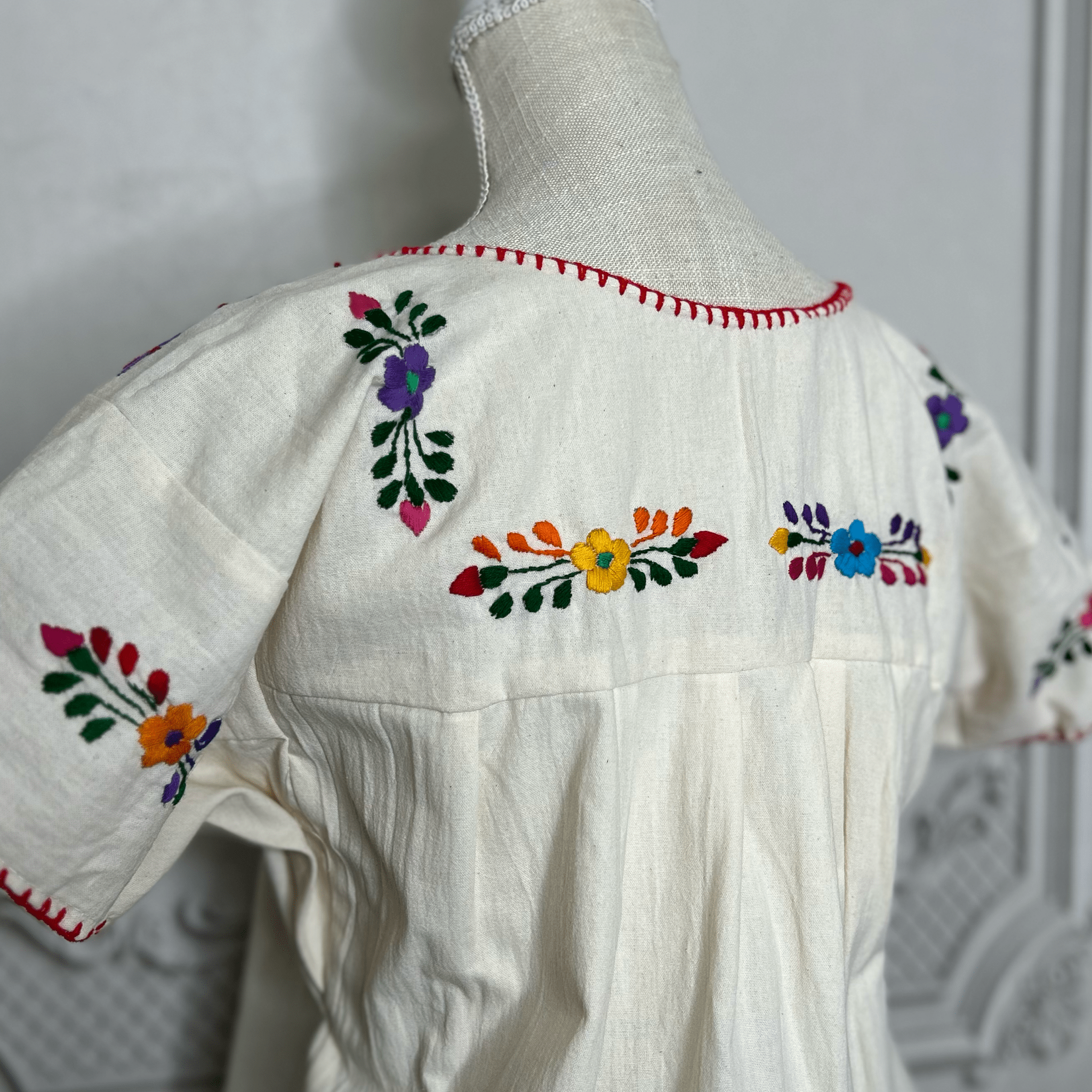 San Antonino Mexican Blouse - Sandrita Multi San Antonino Mexican Blouse - Sandrita Multi