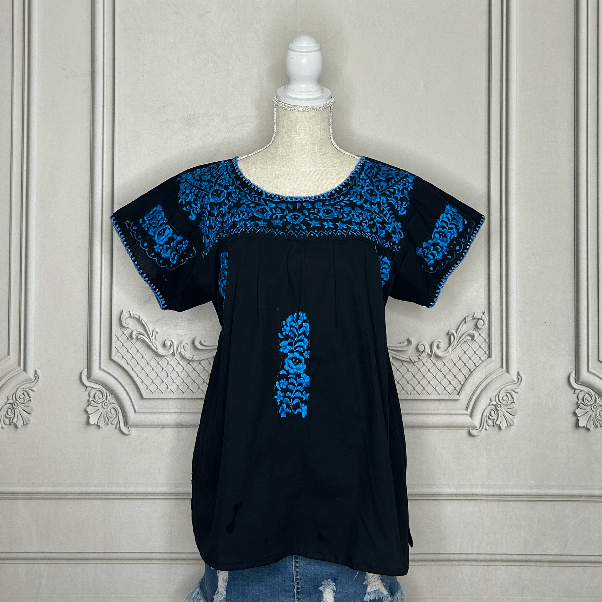 San Antonino Mexican Blouse - Sandrita San Antonino Mexican Blouse - Sandrita