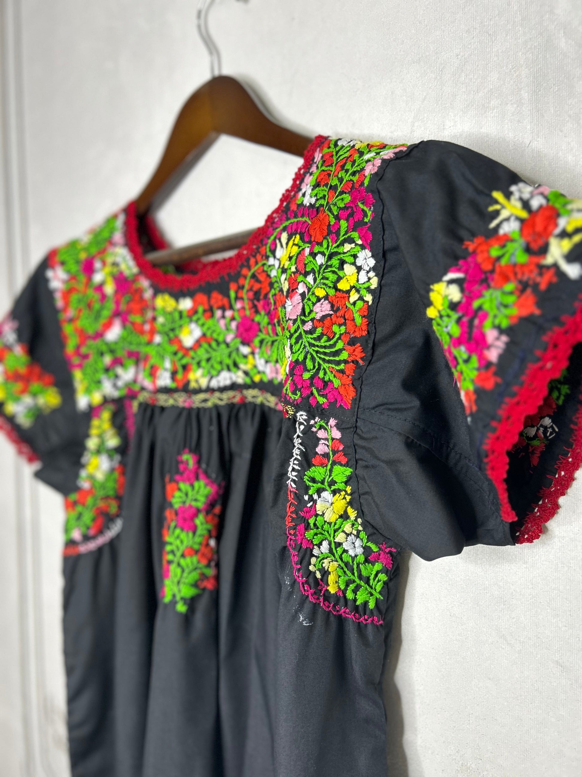 San Antonino Mexican Blouse - Short Sleeve Cotton