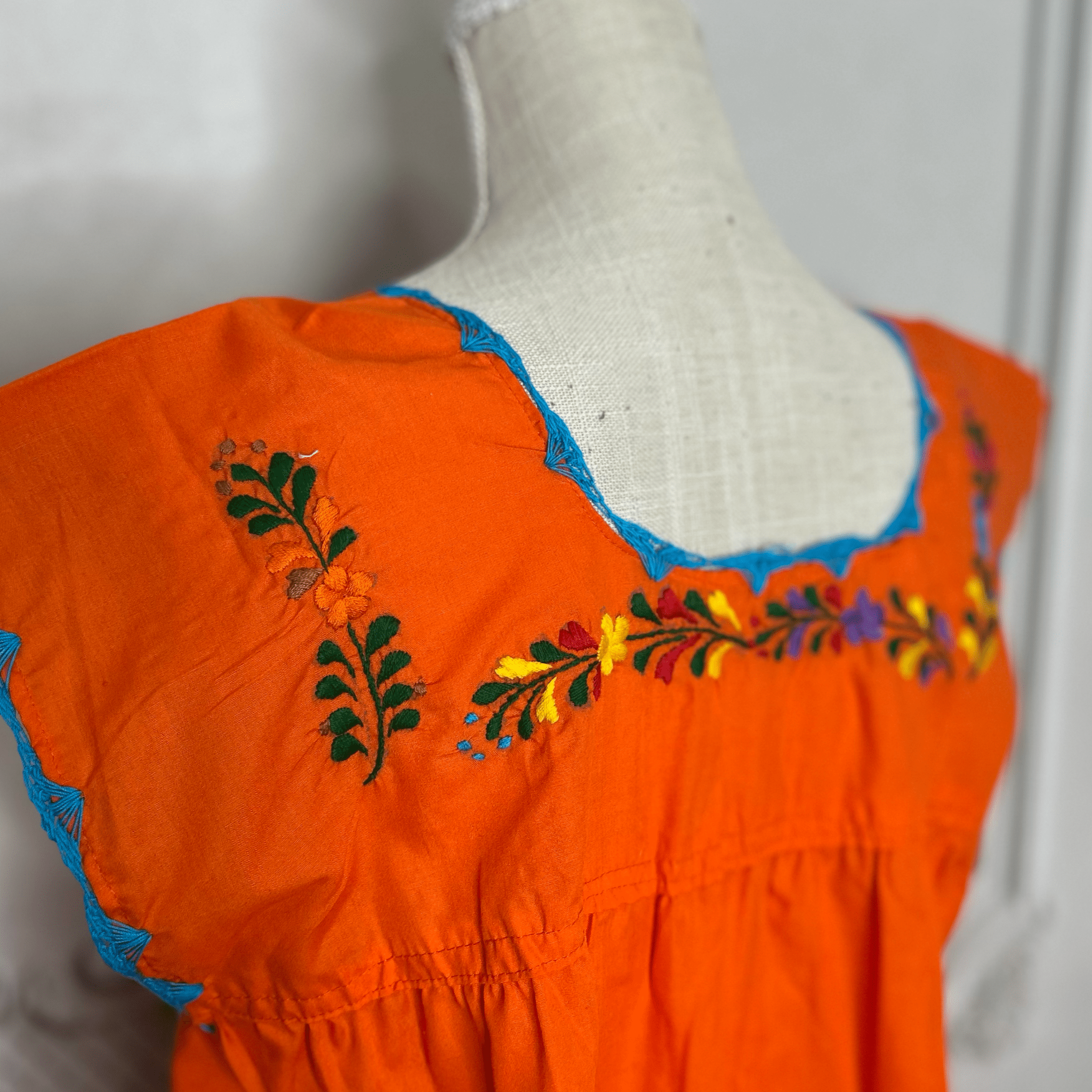 San Antonino Mexican Sleeveless Dress - Multi San Antonino Mexican Sleeveless Dress - Multi