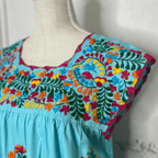 San Antonino Mexican Sleeveless Dress - Multi San Antonino Mexican Sleeveless Dress - Multi