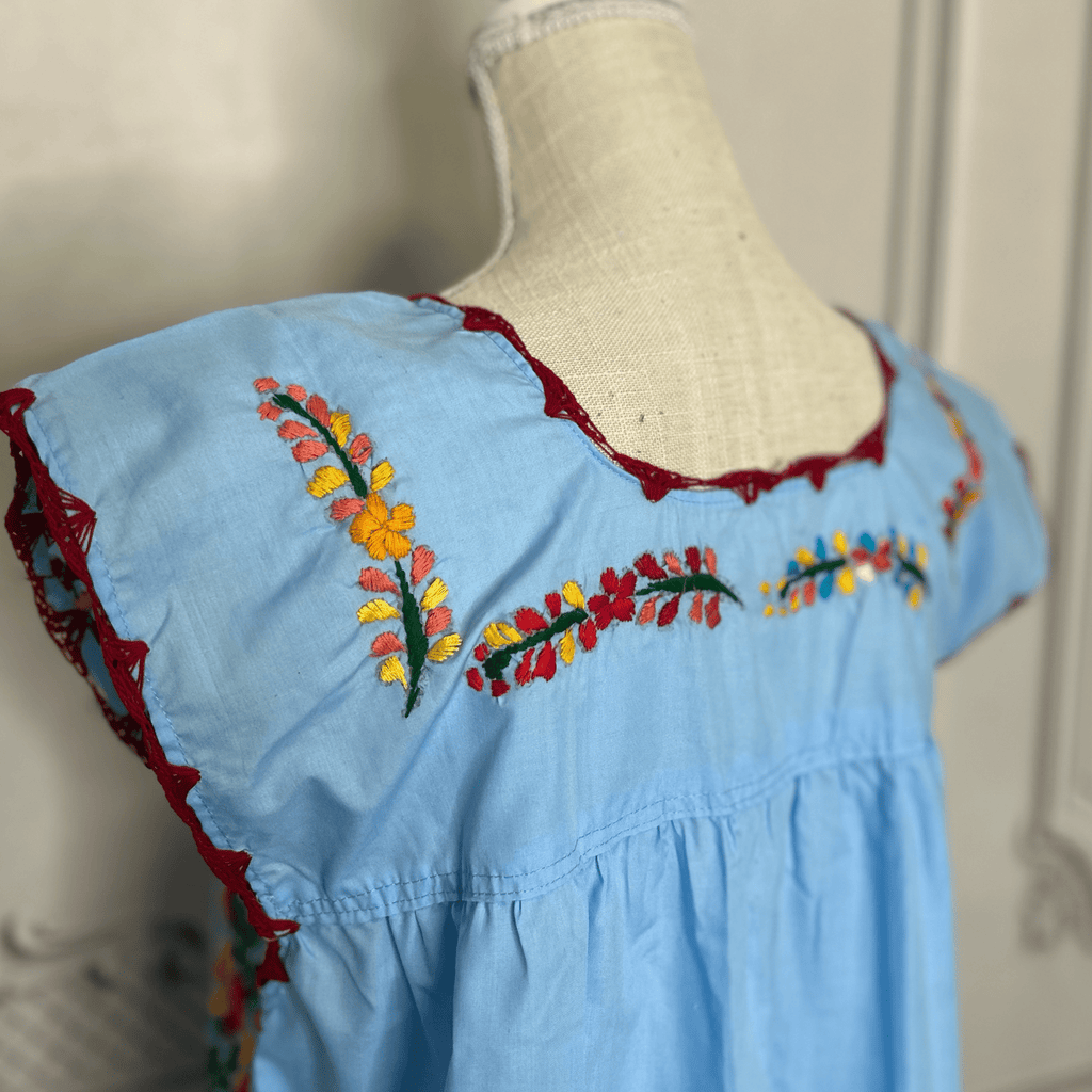 San Antonino Mexican Sleeveless Dress - Multi San Antonino Mexican Sleeveless Dress - Multi