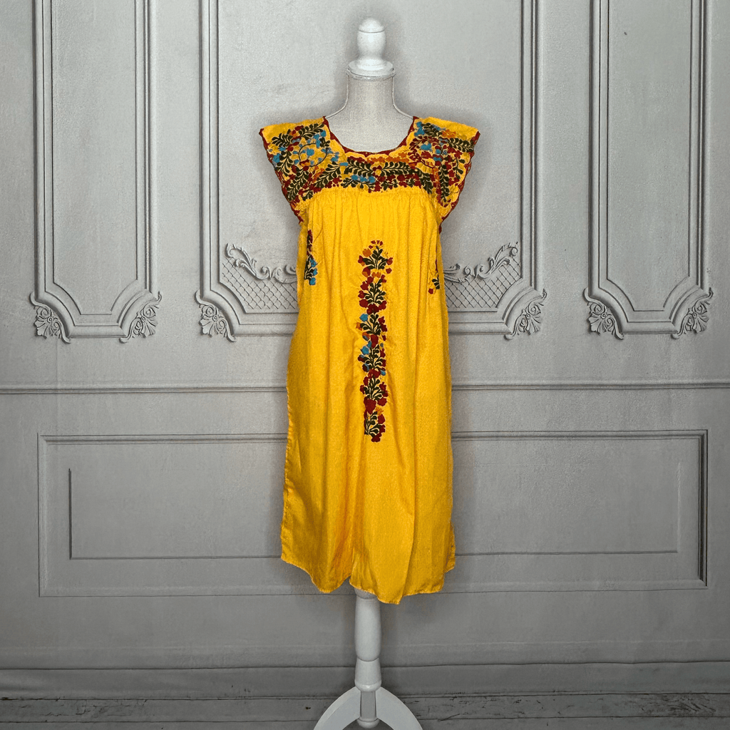 San Antonino Mexican Sleeveless Dress - Multi San Antonino Mexican Sleeveless Dress - Multi