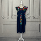 San Antonino Mexican Sleeveless Dress - Multi San Antonino Mexican Sleeveless Dress - Multi