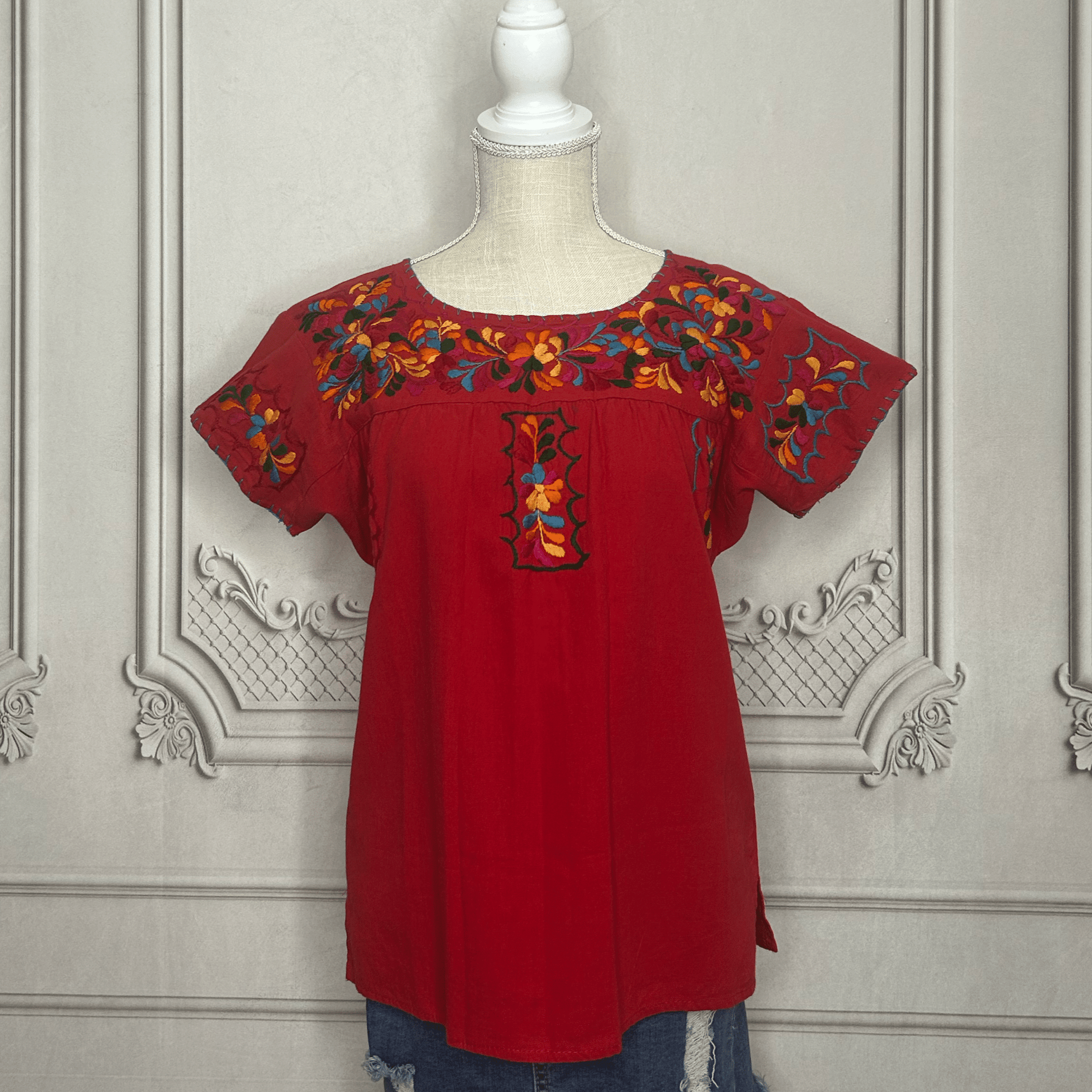 San Antonino Short Sleeve Blouse - Sandra San Antonino Short Sleeve Blouse - Sandra