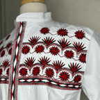 Santa Maria Men's Embroidered Guayabera - Short Sleeve Santa Maria Men's Embroidered Guayabera - Short Sleeve