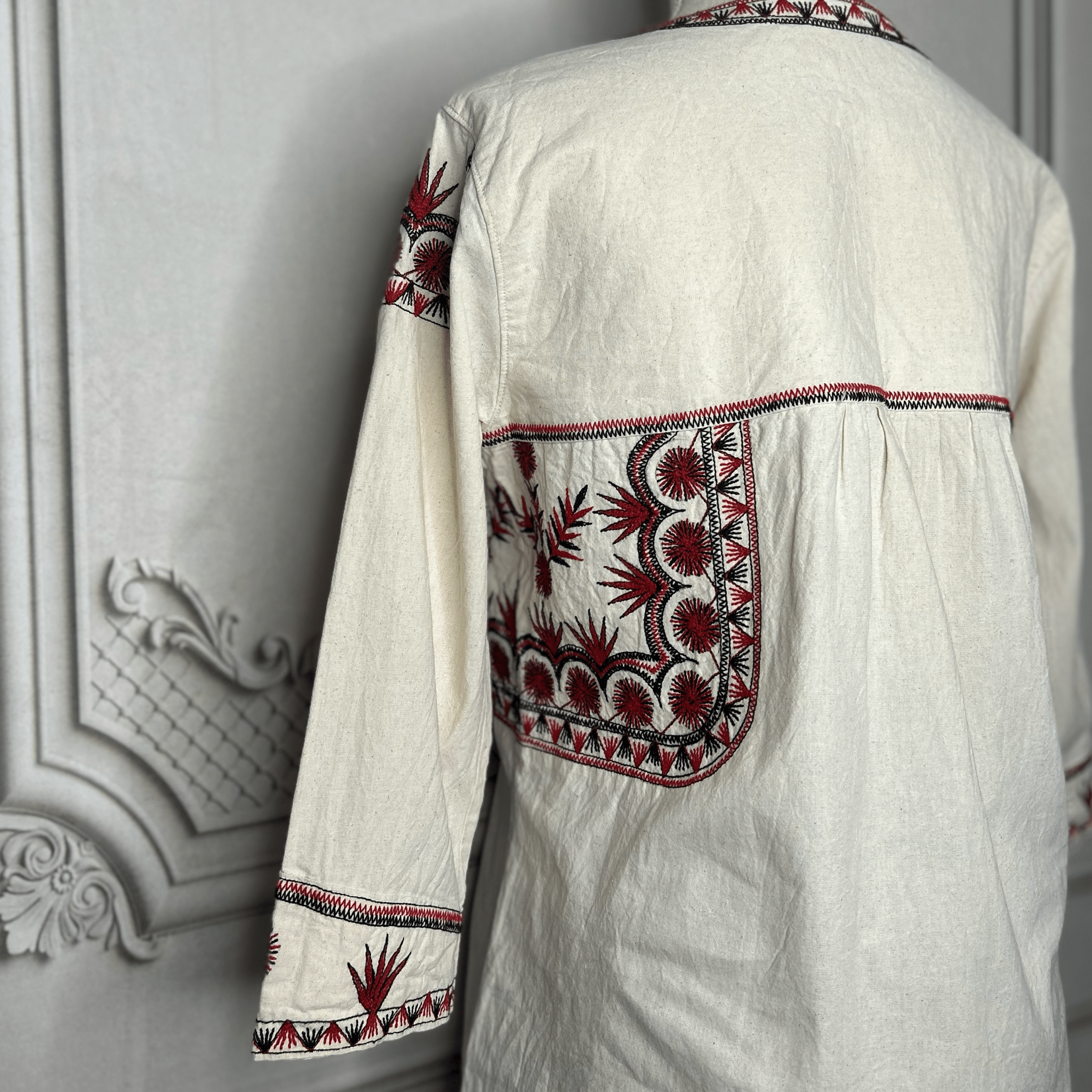 Santa Maria Oaxacan Blouse Tunic Santa Maria Oaxacan Blouse Tunic