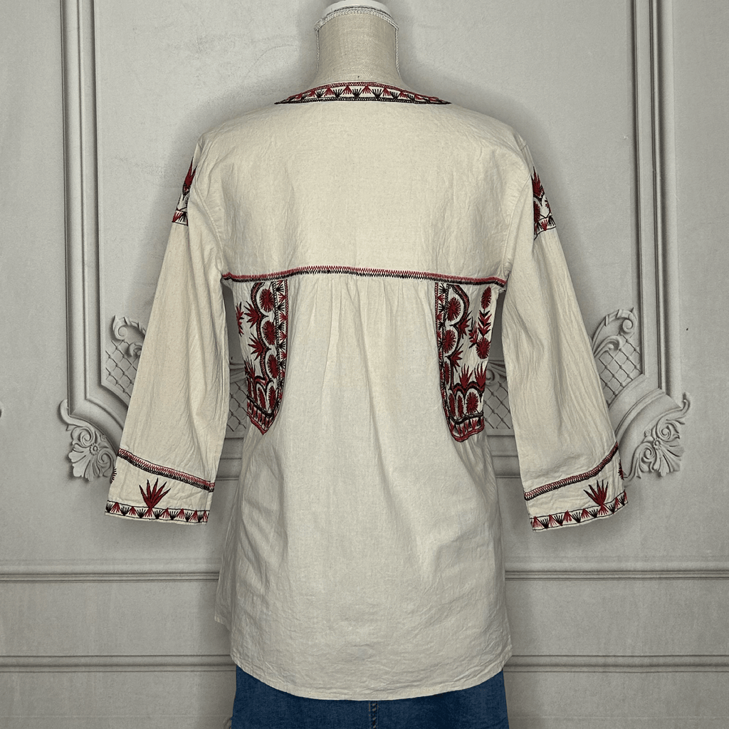 Santa Maria Oaxacan Blouse Tunic Santa Maria Oaxacan Blouse Tunic