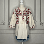 Santa Maria Oaxacan Blouse Tunic Santa Maria Oaxacan Blouse Tunic