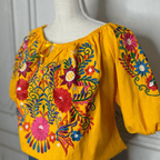 Sleeve Off Shoulder Mexican Blouse Daisy Sleeve Off Shoulder Mexican Blouse Daisy