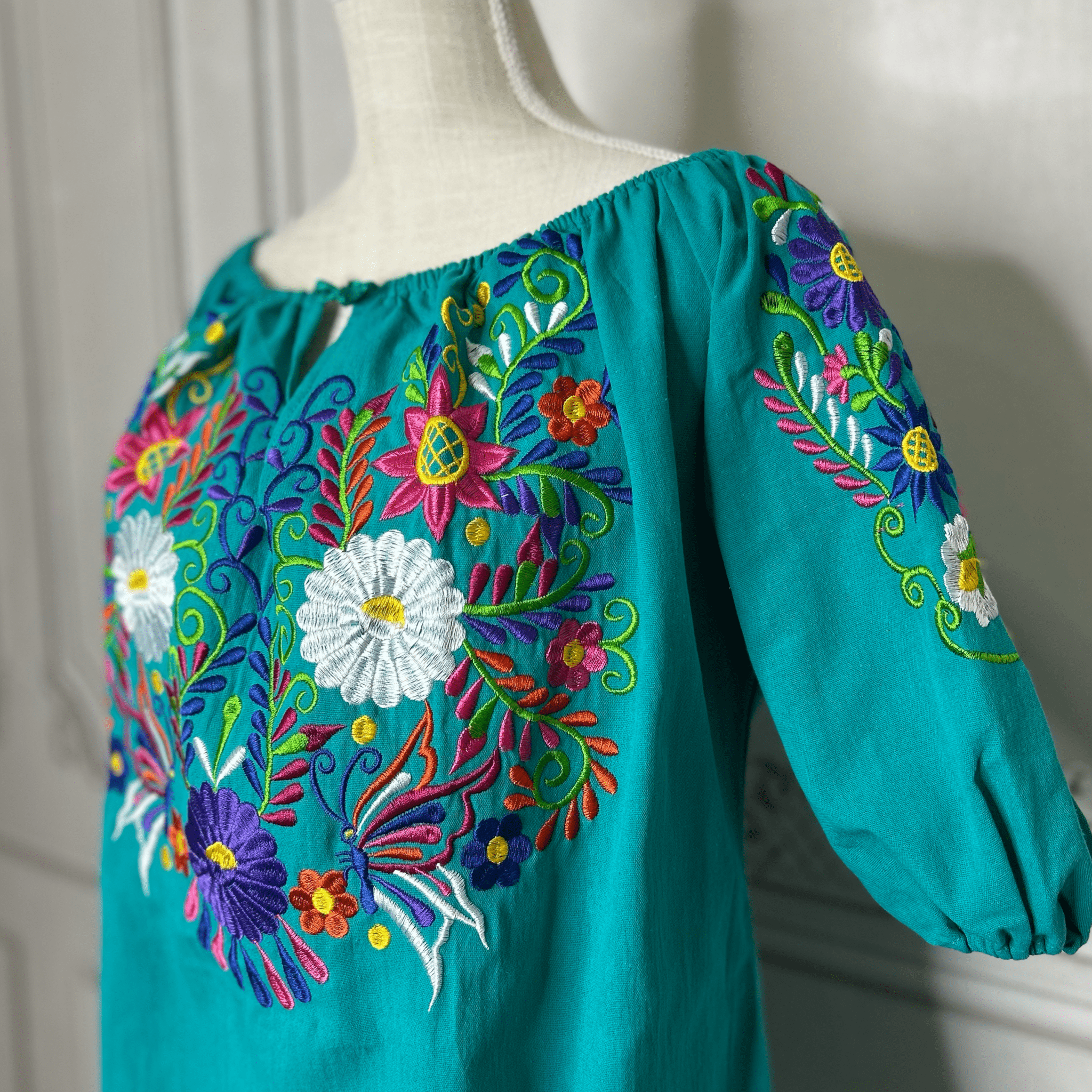 Sleeve Off Shoulder Mexican Blouse Daisy Sleeve Off Shoulder Mexican Blouse Daisy