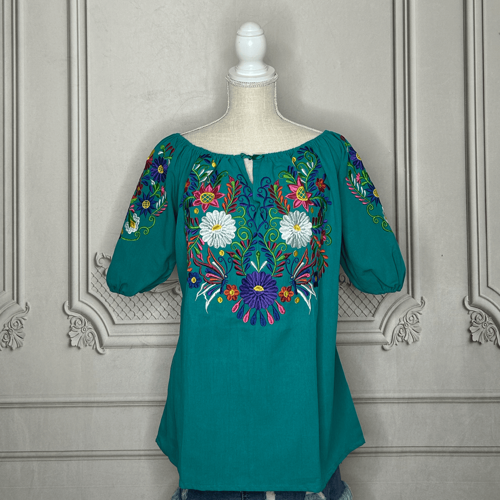 Sleeve Off Shoulder Mexican Blouse Daisy Sleeve Off Shoulder Mexican Blouse Daisy